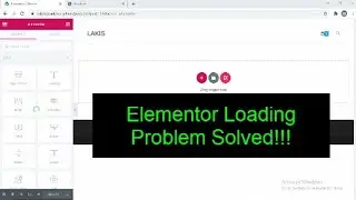 How to solve Elementor loading problem || Elementor element loading problem solved from WordPress!!!