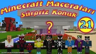 Meraklı Minecraft'ta Nasıl Kurtuldu? Minecraft Maceraları 21. Bölüm Örümcek Adam Minecraftta