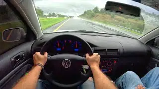 1998 VW Passat 1.8T (5MT) - POV Test Drive | 0-60