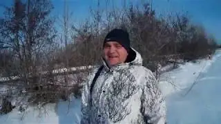 Под конец сезона охоты по зайцу друг Славка тоже взял своего косого!