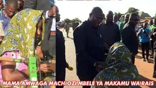 DAH! Mama amwaga machozi mbele ya Makamu wa Rais, apewa milioni 5 