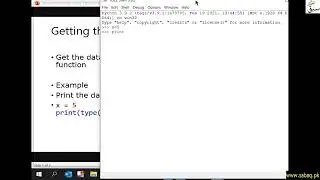 Python Datatypes, Computer Science Lecture | Sabaq.pk
