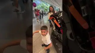 Mom and son reuniting after son spends the summer with his dad!