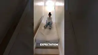 Mattress slide expectation vs reality 🤣 