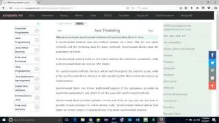 Difference between synchronized method and synchronized block in Java.
| javapedia.net