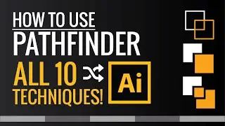How to use Pathfinder in Illustrator | ALL 10 Techniques Explained | Zeedign Tutorials