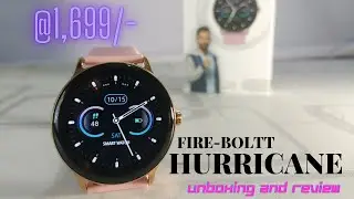 Fire Boltt Hurricane Smartwatch⚡⚡ Unboxing and detailed review