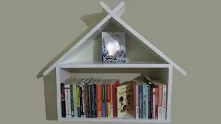 How to make a bookshelf  Easy DIY FLOATING Bookshelf