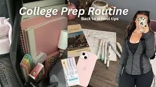 College Prep Supplies + Study Space Setup | Aesthetic Back-to-School College Diaries