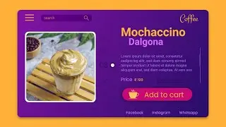 Adobe XD Coffee Shop Web/App UI Tutorial