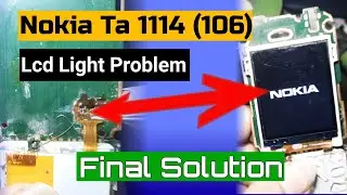 Nokia 106 lcd light solution | Nokia 106 display light solution Nokia 106 (Ta-1114) Display light
