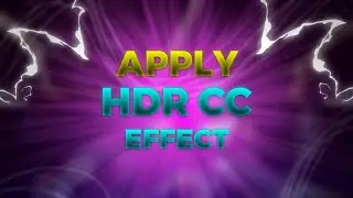 How To Apply TUTORIORYX Hdr Cc Effect In alight motion Explanation 🔥