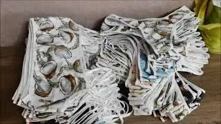week of homeworker seamstresses ) sew sets of underwear. DIY SEWING, knickers