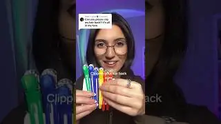 Weird girl clips your hair back 