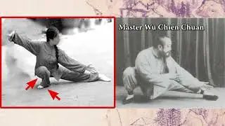Master Wu Chien Chuan demonstrated how to protect Knee and Ankle Prom