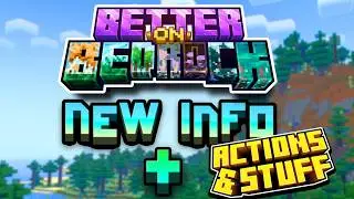 Better On Bedrock 1.1 News - ACTIONS AND STUFF Now Works! - Luminous Dreams + Shaders Showcase