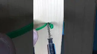 How to easily and quickly attach the cable to the wall! 