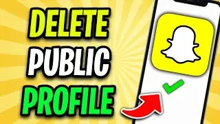 How To Delete Snapchat Public Profile 2024! (New Update)