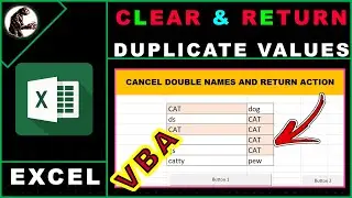 How to Find and Remove Duplicate Values Excel | VBA