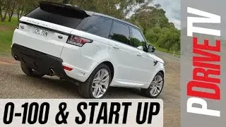 2014 Range Rover Sport V8 0-100km/h and engine sound