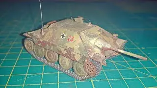 Покраска модели Hetzer-Starr 1:72