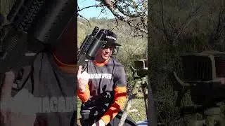 Big Bore Hunting PCP Bin Tac B&W S45 Mini Goes Full Auto 