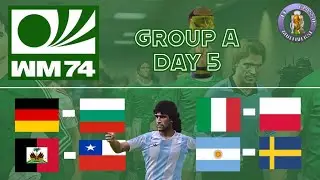 ¡Revive el Mundial Alemania 74! Jornada 5 del Grupo A · PES 2021 Mods