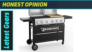 Brand-Man Griddle Grill Combo 6-Burner – The Ultimate Outdoor Cooking Powerhouse