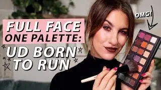 FULL FACE USING ONE PALETTE: Urban Decay Born To Run | Jamie Paige
