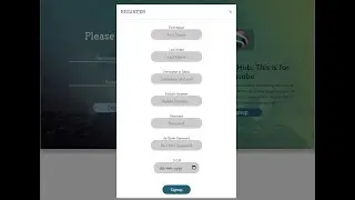 BOOTSTRAP Popup Modal l  HTML CSS PHP l ✨