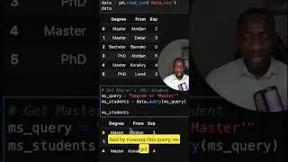 Run Queries Using Pandas