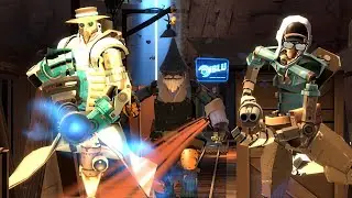 [TF2] Giant robots fight on a bridge