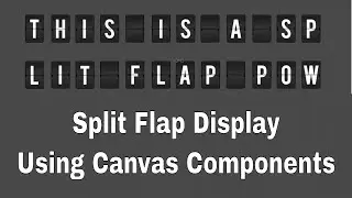 Split Flap in Power Apps (1/2) - Building An Old-School Schedule Board With Canvas Components