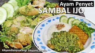RESEP SAMBAL IJO NAMPOL!!! AYAM PENYET CABE IJO GURIH