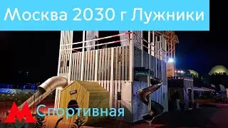 Москва 2030 территория будущего. Детская площадка в Лужниках