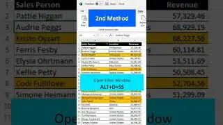 Excel Sorting Data Based on Color Font or Cell Background Color || Sort Data By Color in Excel