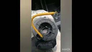 Ssang Yong Action NEW замена подрулевой улитки, убираем значек подушек безопасности.