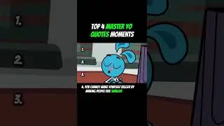 Top 4 Funniest Master Yo Quotes-Yin Yang Yo #shorts