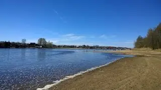 Обмельчание Мошковского залива КОНАКОВО 26.04.2014