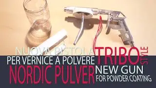 Powder coating with a TRIBO gun from Nordic Pulver