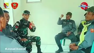 BABINSA KUNJUNGI KANTOR BARU LINMAS CIHAWUK