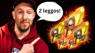 MAXING a TEAM w/ WHOEVER I PULL from 5 SACRED SHARDS! (2 LEGGOS!)