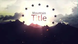 MOUNTAIN TITLE LOGO INTRO | AFTER EFFECTS INTRO | AE LOGOS