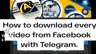 How to download videos from Facebook with Telegram.