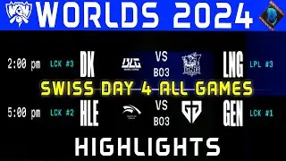 Worlds 2024 Highlights SWISS Stage ALL GAMES Round 3 | Worlds Swiss Stage 2024 | By Onivia