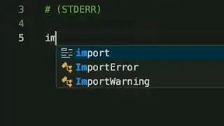 To print to the standard error stream (stderr), all you need is to import the 