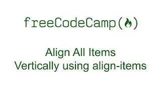 CSS Grid - Align All Items Vertically using align-items - Free Code Camp