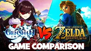 Genshin Impact VS Zelda: Breath of the Wild Game Comparison!
