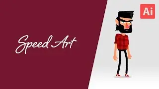 Speed draw | Character design | Adobe illustrator