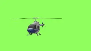 Green Screen Helicopter |green screen animation |chroma key |green screen effects